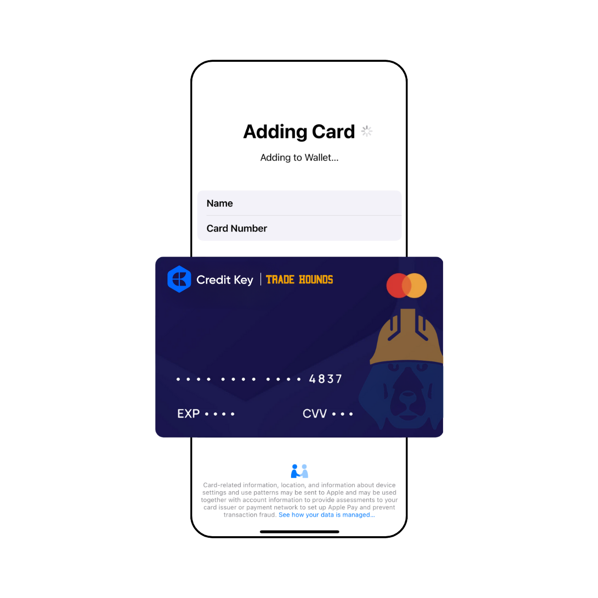 Download the mobile app to activate your virtual card